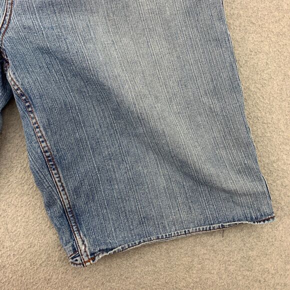 Roca Wear Shorts Mens 38 X 14 Big & Tall Flap Pockets Light Wash Embroidered - Picture 5 of 16